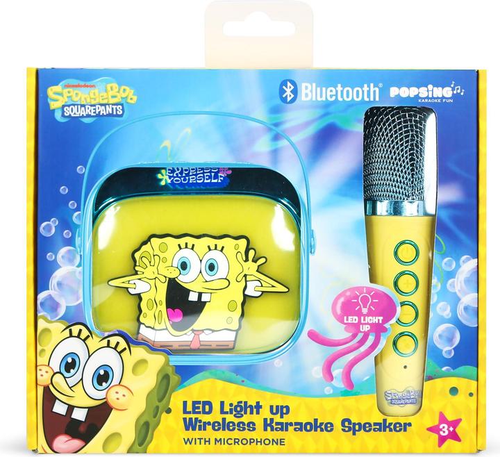 Productafbeelding OTL Spongebob LED Wireless Karaoke Lautsprecher und