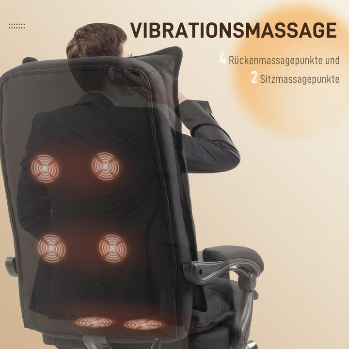 Produktbild Vinsetto Bürostuhl mit Massagefunktion (50 - 68 cm)