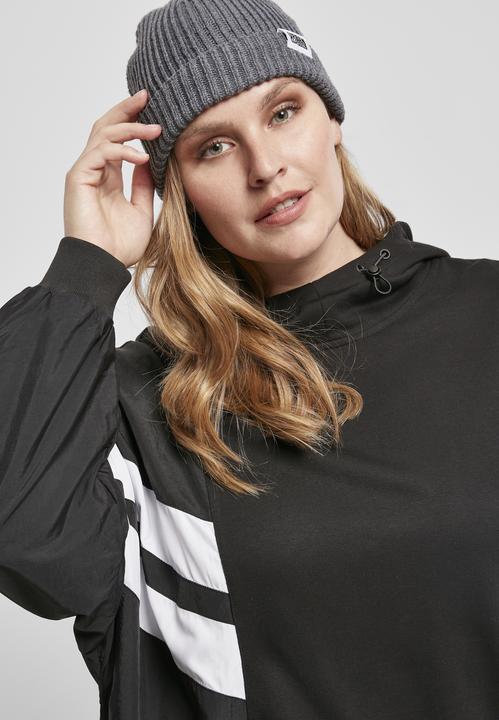 Produktbild Urban Classics Ladies Mix Crinkle Nylon Sweat Hoody (XL)