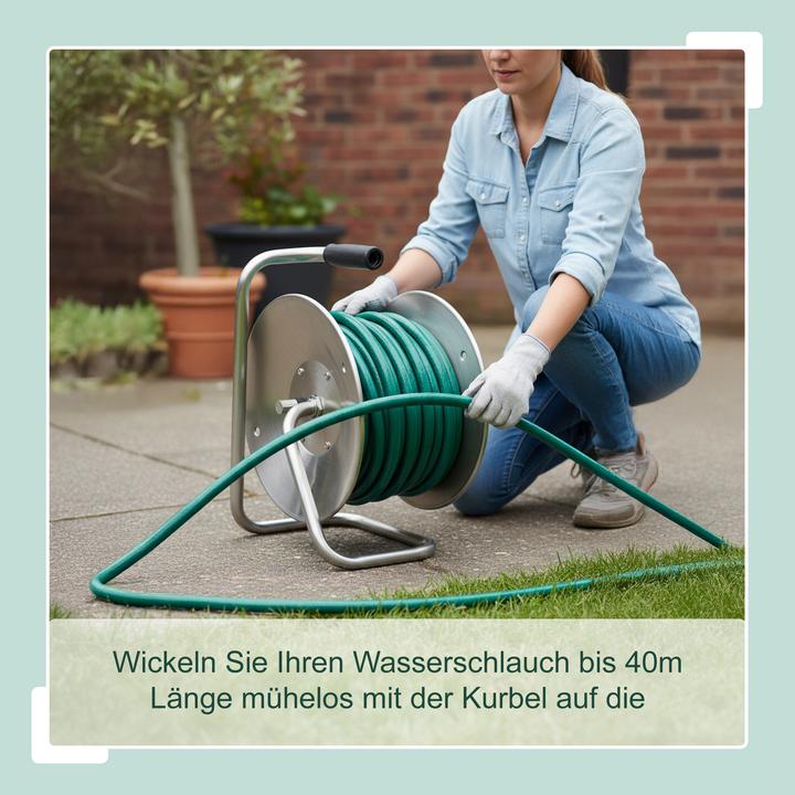 Actual product image Relaxdays hosereel (15 m)