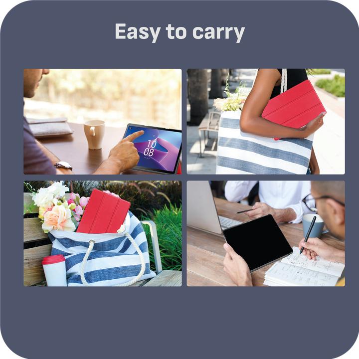 Produktbild Cazy Premium Smart Hülle Kompatibel mit Lenovo Tab M10 Gen 3 - Schutz Etui Hülle - Automatischem (Lenovo Tab M10 (3. Gen))