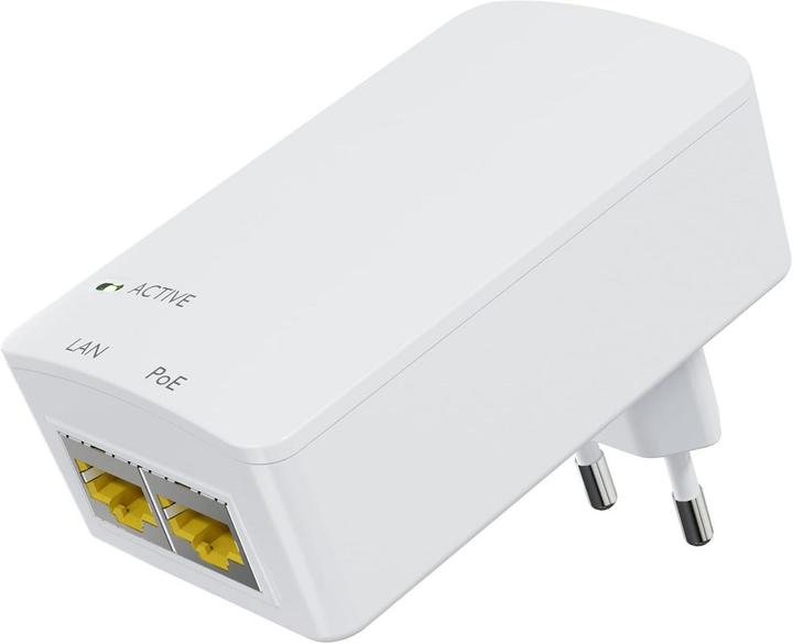MicroConnect PoE Injector 48V 15.4W EU Plug (15.40 W)