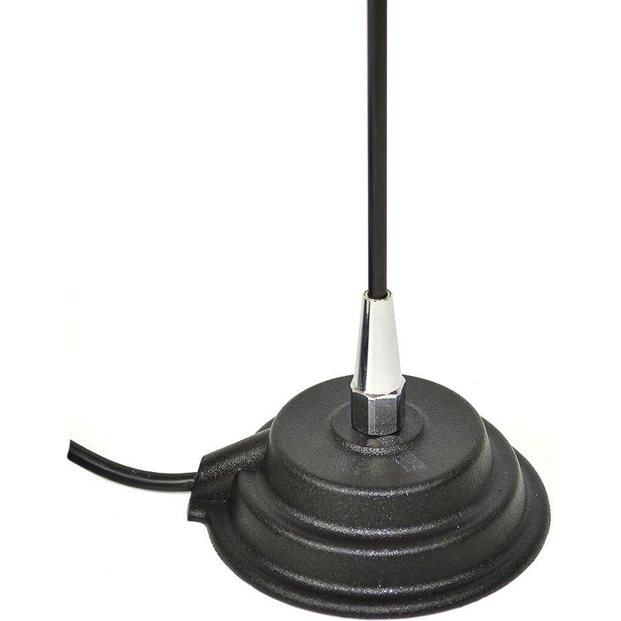PNI CB ESCORT HP 8024 ASQ-Radiopaket, 4 W, AM-FM, 12/24 V + Extra 40 CB-Antenne mit Magnet 5–7 k, Netzwerk Zubehör