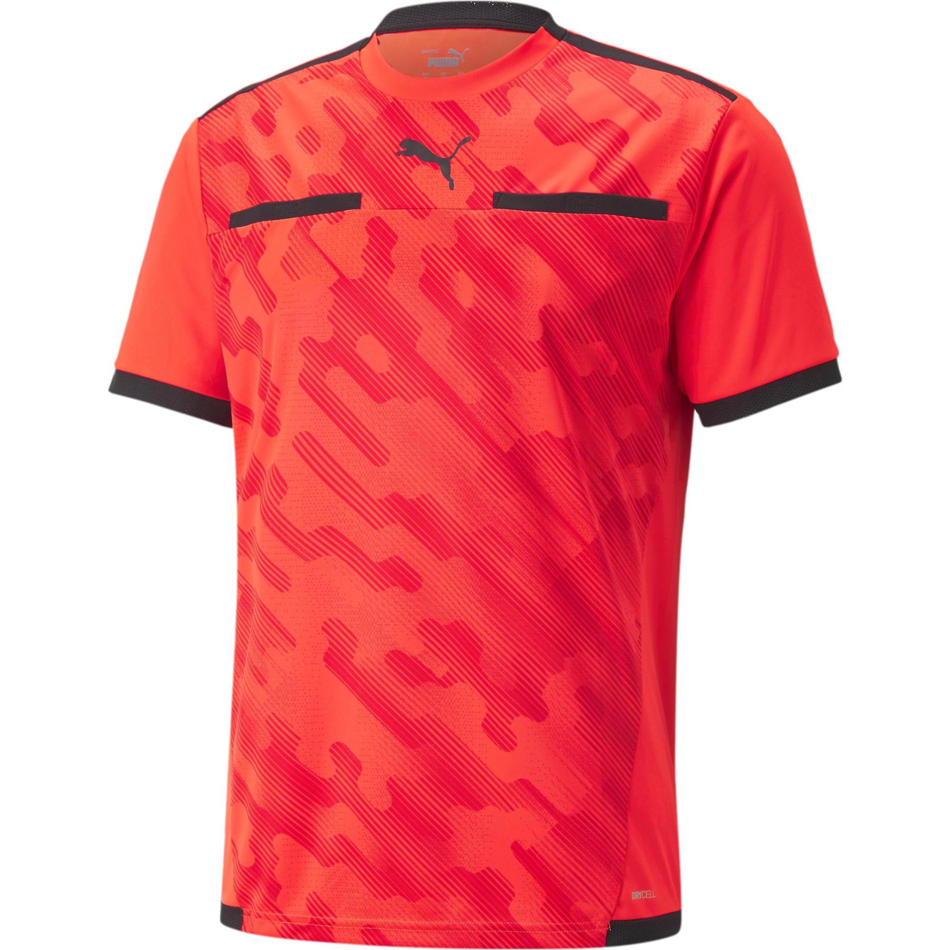 Puma, Herren, Sportshirt, teamLIGA Referee Jersey (4XL), Rot, 4XL