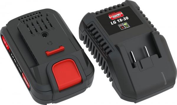 Image du produit Güde Batterie 18V + chargeur STARTER -KIT LGAP 18-3020 (18 V)