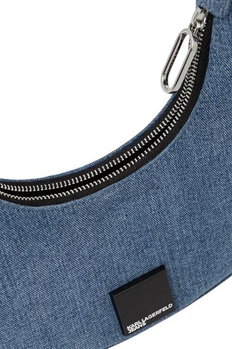Actual product image Karl Lagerfeld Box Logo Halfmoon Bag