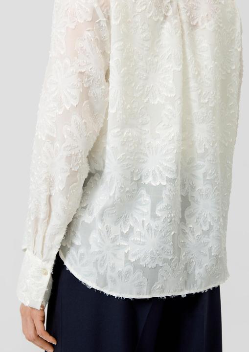 Immagine prodotto s.Oliver Bluse Elegante Chiffon-Bluse mit floralem Muster und Knopfleiste (38)