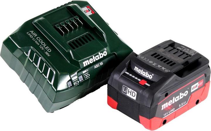 Actual product image Metabo R 12-18 DAB+ BT Battery construction site radio 12-18 V DAB+ Bluetooth + 1x battery 5.5 Ah + charger (AM, DAB+, FM, Bluetooth)