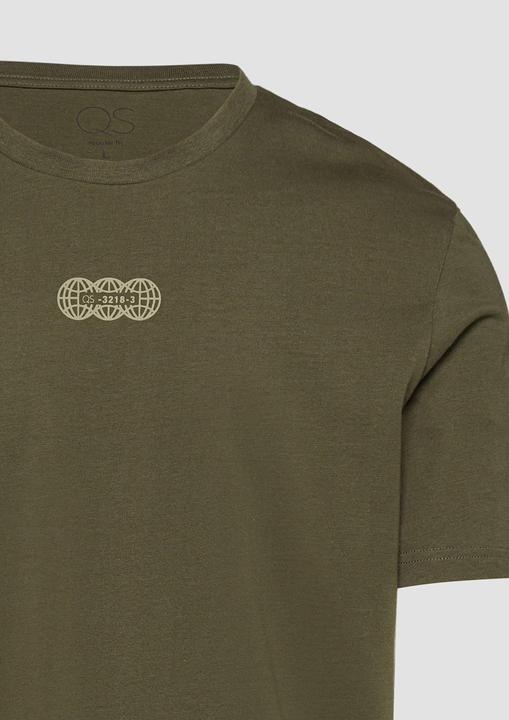 Produktbild S.Oliver T-Shirt Basic Rundhals T-Shirt mit Frontprint (L)