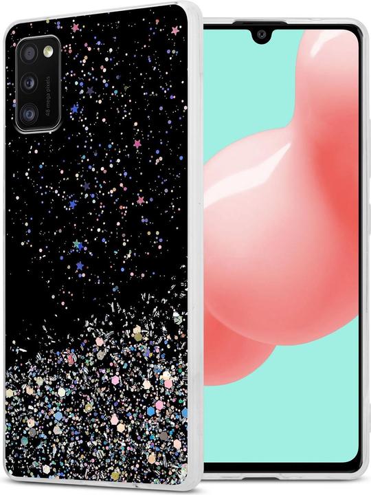 Actual product image Cadorabo TPU cover sparkling glitter (Samsung Galaxy A41)