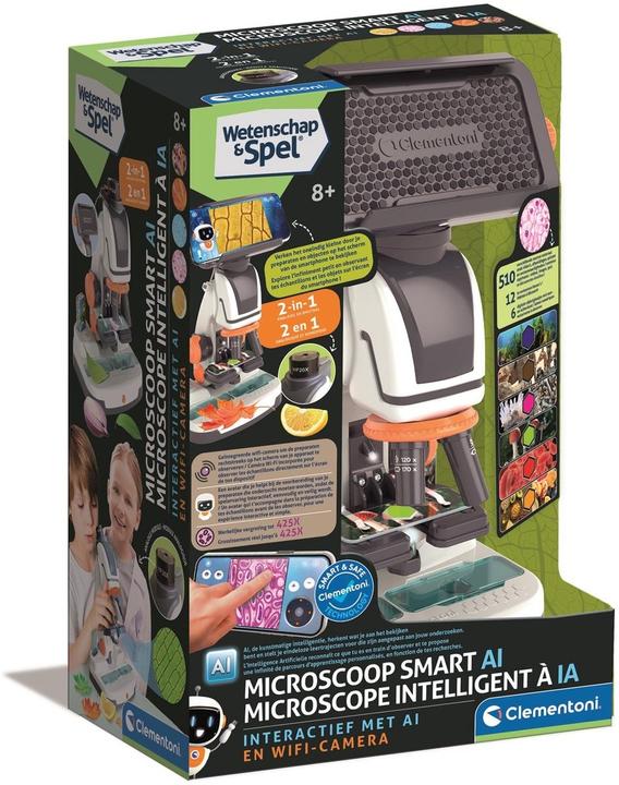 Clementoni Microscoop met slimme AI en wifi-camera