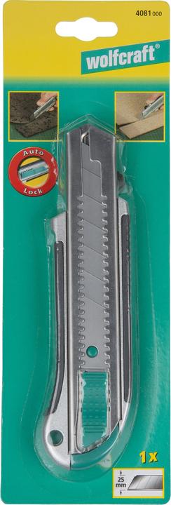 Produktbild wolfcraft 1 Profi-Abbrechklingen-Messer 2K, 25mm (Cutter)