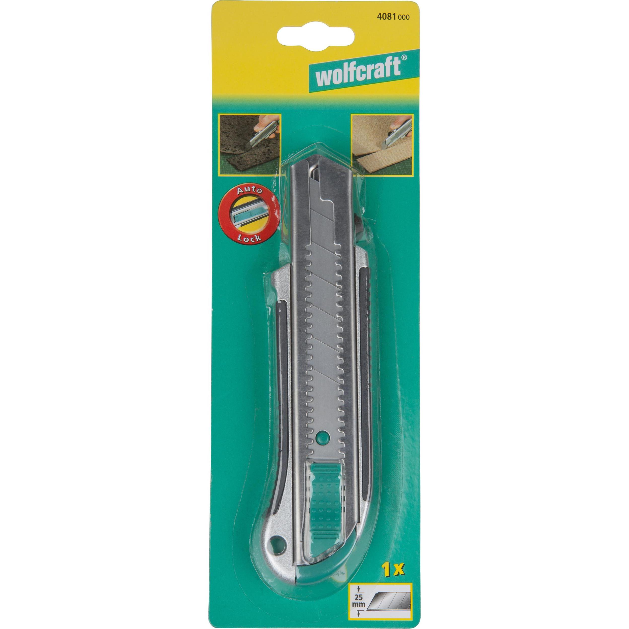 Thumbnail - wolfcraft, Cutter, Profi-Abbrechklingen-Messer 25 mm (Cutter)