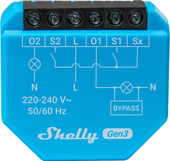Produktbild Shelly 2L Gen3 (Schaltaktor)