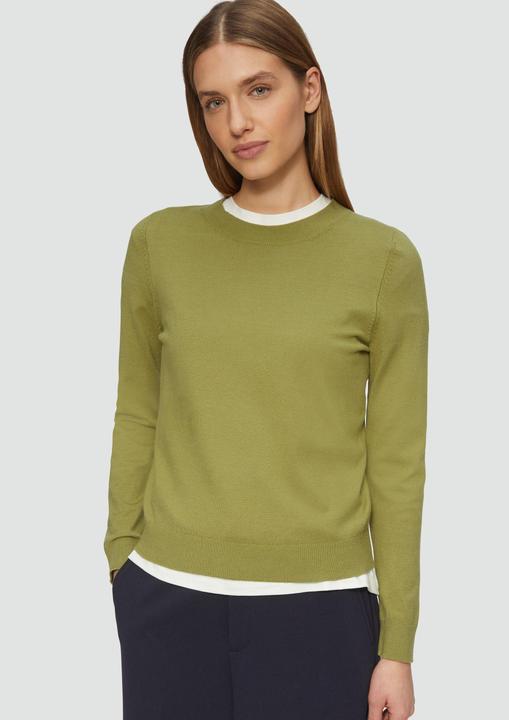 Produktbild S.Oliver Strickpullover Strickpullover aus Viskosemix (48)