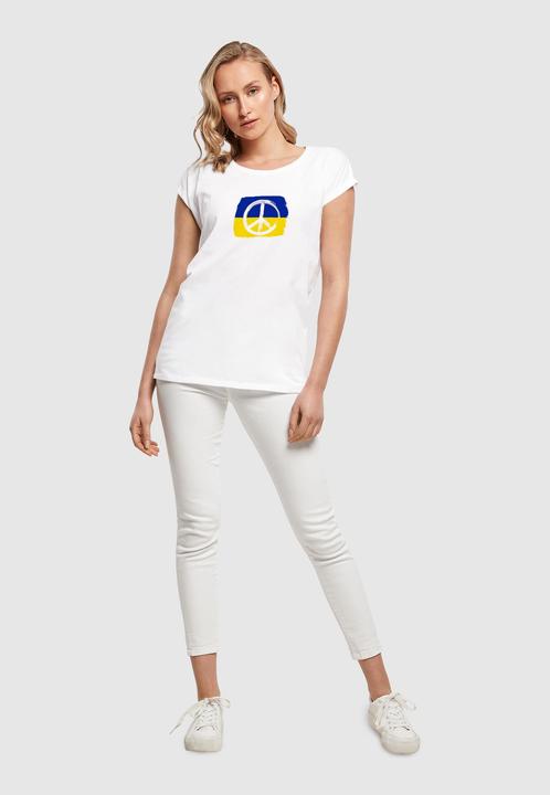 Immagine prodotto Merchcode Maglietta da donna Peace - Flag Peace con spalla estesa - 161391 (XS)