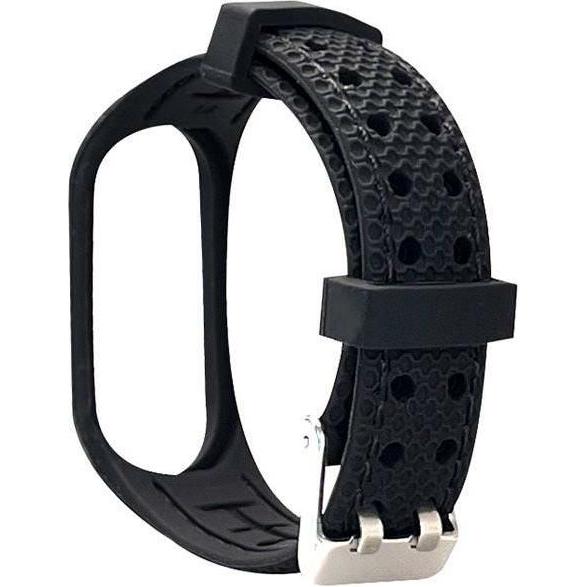 Beline pasek Sport Mi Band 6/5 czarny/nero (Materiale sintetico, Silicone), Cinturini per orologi, Nero