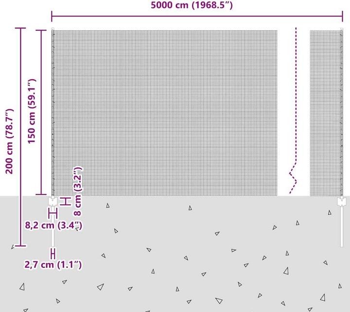 Produktbild vidaXL Aussenbarriere
