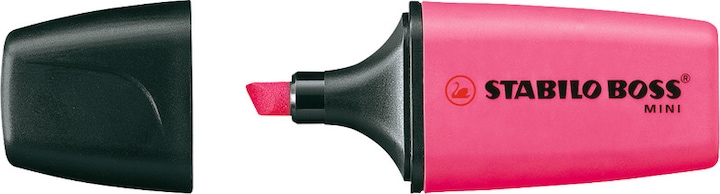 Produktbild STABILO BOSS MINI Textmarker (Orange, Blau, Grün, Gelb, Pink, 5 mm, 5 x)