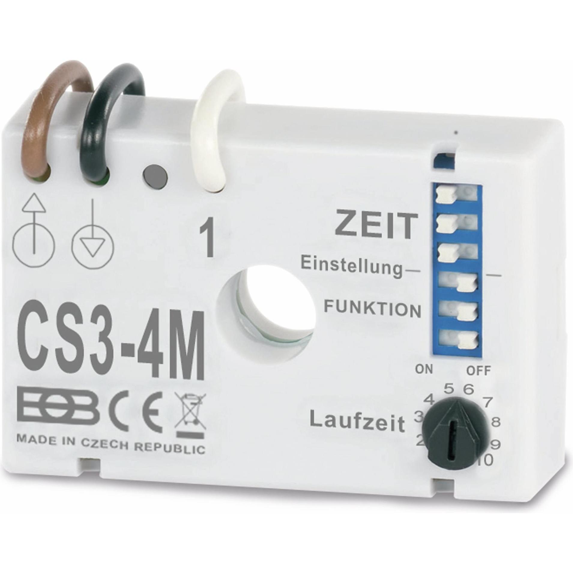 Elektrobock, Zeitschaltuhr, Zeitschalter 8 Schaltfunktionen für Ventilatoren und Beleuchtung CS3-4M