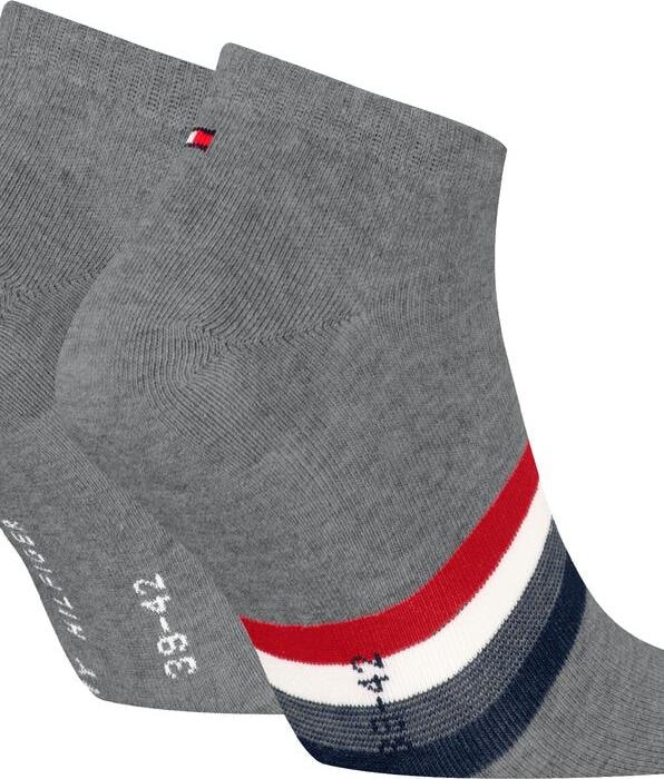 Produktbild Tommy Hilfiger Socken Söckchen 2P Grau (2er Pack, 43 - 46)