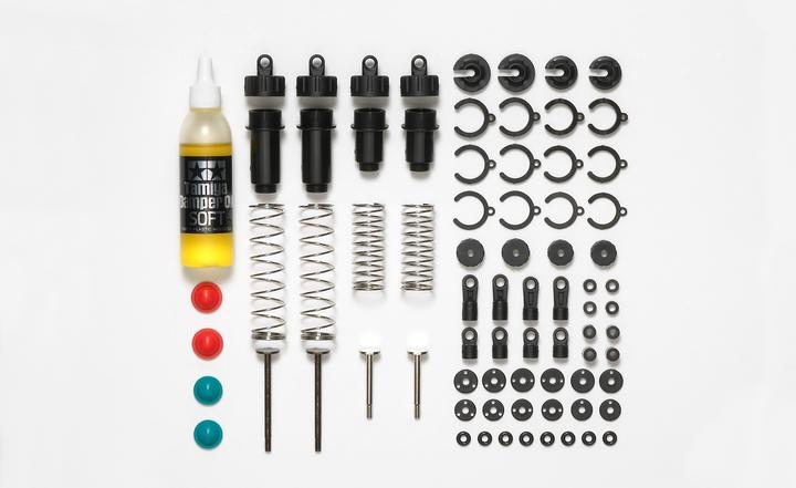 Actual product image Tamiya DT-03 CVA Oil Damper Set Short/Mini (2+2
