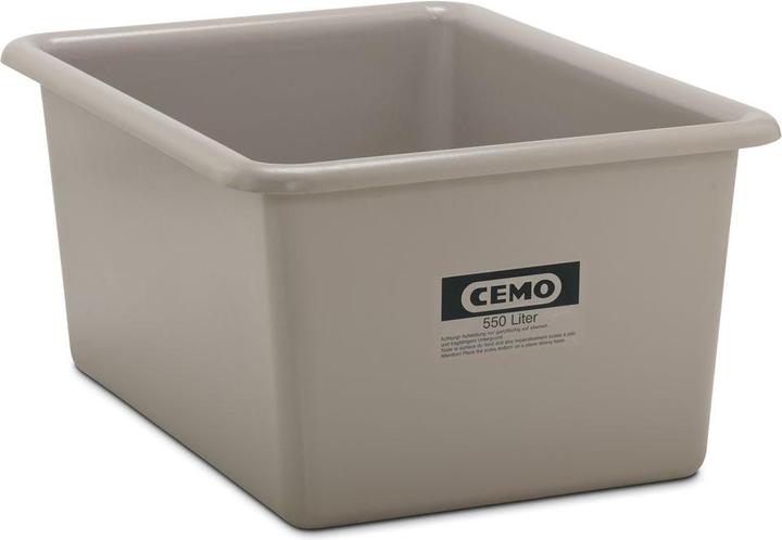 Cemo Grand récipient en plastique renforcé de fibres de verre