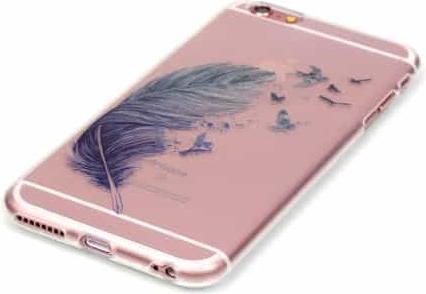 Produktbild Ueli Express iPhone 6s / 6 Super Slim Gummi Hülle TPU Flug Federn (Apple iPhone 6s, Apple iPhone 6)