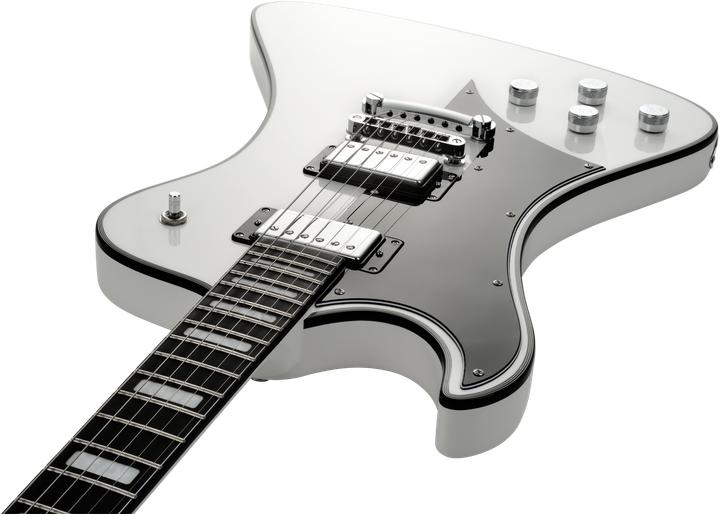 Produktbild Hagstrom E-Gitarre, Fantomen, White Gloss, Linkshänder (E-Gitarre, Mahagoni)