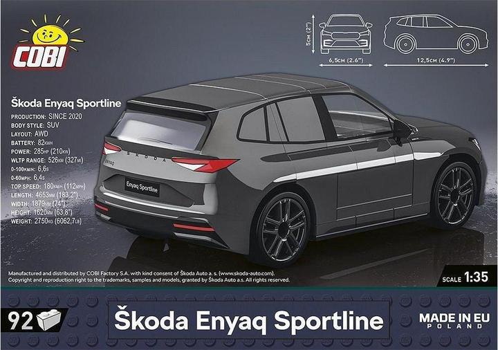 Produktbild Cobi 24576 - 92 PCS SKODA /24576/ ENYAQ SPORTLINE