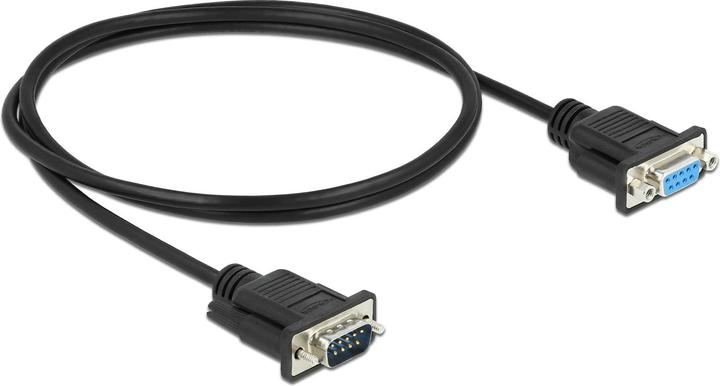 Actual product image Delock Connection cable null modem RS-232 DB9, f-m 1 m (1 m, Industrial cables)
