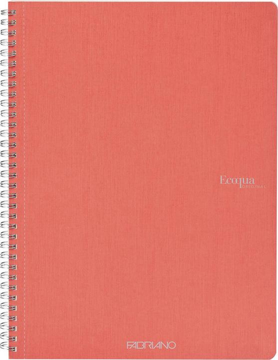 Actual product image Fabriano Heft EcoQua spiralgebunden kariert Flamingo (A4, Checked)