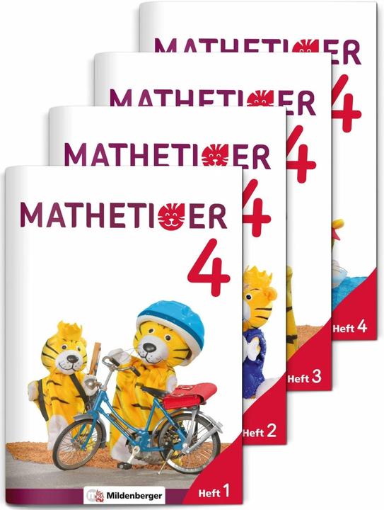 Immagine prodotto Mathetiger 4 - Jahreszeiten-Hefte · Neubearbeitung (Tedesco, Eva Schnitzer, Matthias Heidenreich, Thomas Laubis, 2019)