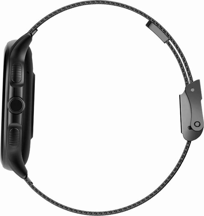 Produktbild Gravity GT12-1 Damen-Smartwatch, schwarzes Silikonarmband + schwarzes Armband