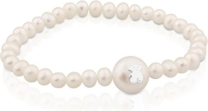 Tous Pearl bracelet with bear 517091520-M