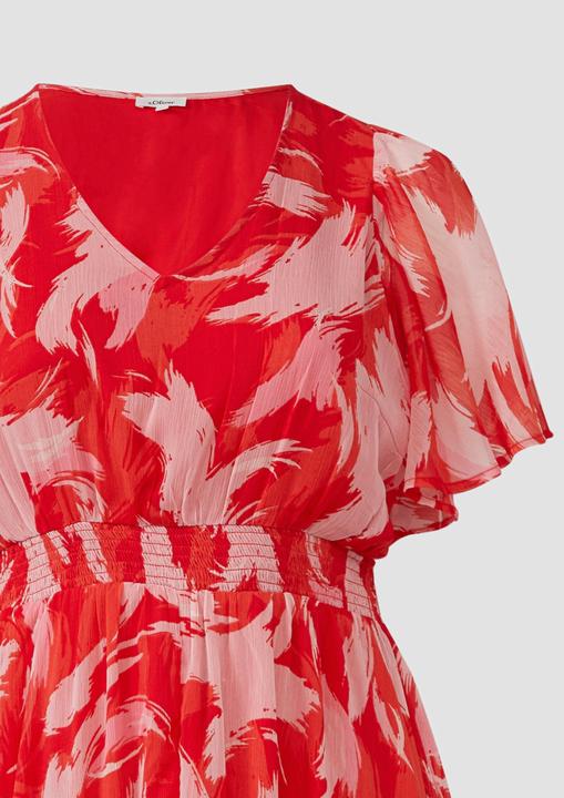 Image du produit S.Oliver Kleid Maxikleid aus Chiffon mit gesmokter Taille (48)