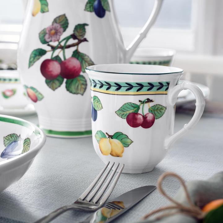 Produktbild Villeroy & Boch French Garden Fleurence Henkelbecher (380 ml, 6x)