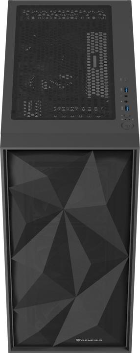 Produktbild Genesis Obudowa Diaxid 605F czarna (NPC-2046) (ATX, mATX, Mini-ITX)