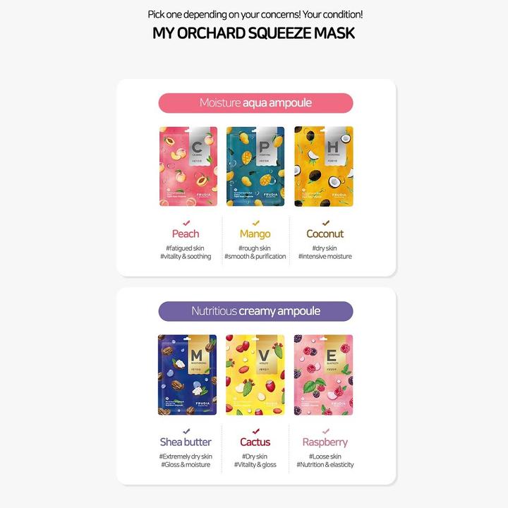 Produktbild Frudia MY ORCHARD squeeze mask #coconut 20 ml (20 ml)