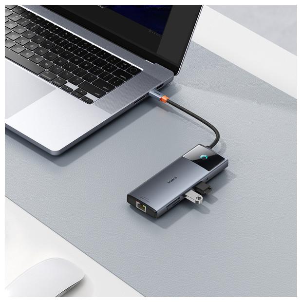 Immagine prodotto Baseus Serie Metal Gleam dokovací stanice HD HUB typu C (USB-C, 11 porte)