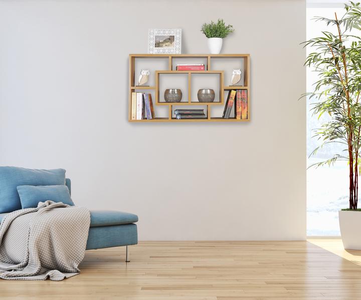 Produktbild FineBuy Regal Holz furniert Buche (16 x 85 x 48 cm)