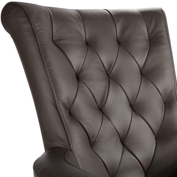 Thumbnail - SIX, Sessel, Ausgesuchtes Rindsleder und massives Hartholz sorgen für die langlebigkeit des Armlehnstuhls.