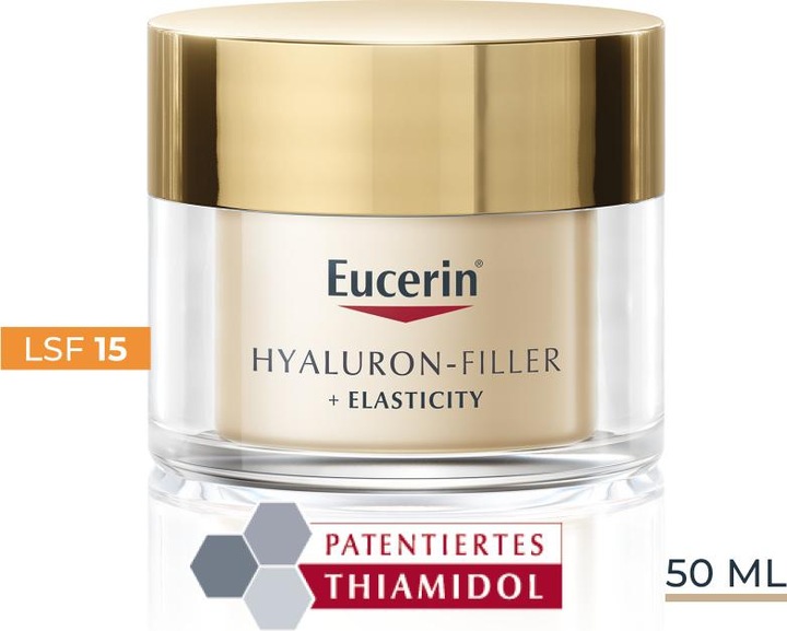 Immagine prodotto Eucerin HYALURON-FILLER + ELASTICITY Trattamento da giorno SPF 15 (50 ml, Crema da giorno, SPF 15)