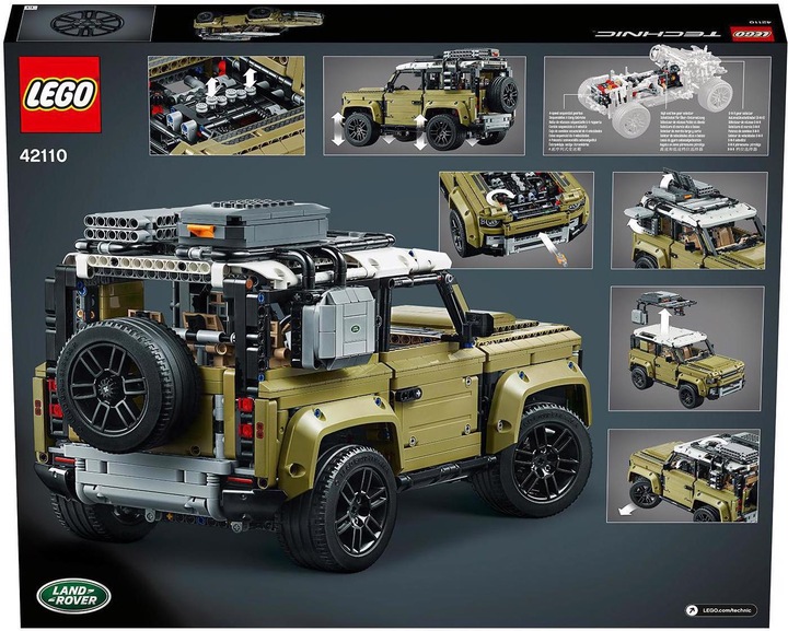 Image du produit LEGO Land Rover Defender (42110, LEGO Technic, LEGO difficiles à trouver)