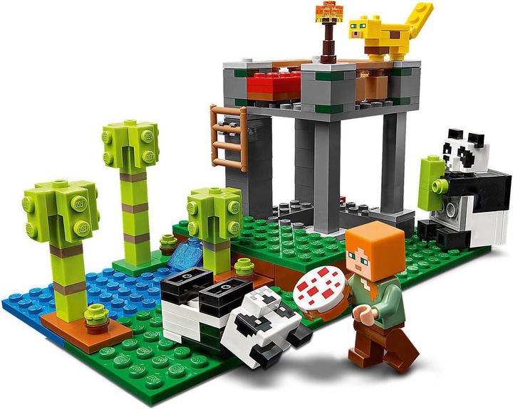 Actual product image LEGO The Panda Kindergarten (21158, LEGO Minecraft)
