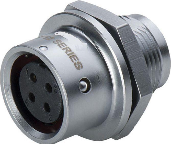 Produktbild RS PRO M12 4 Way Push-Pull Front Mount Female