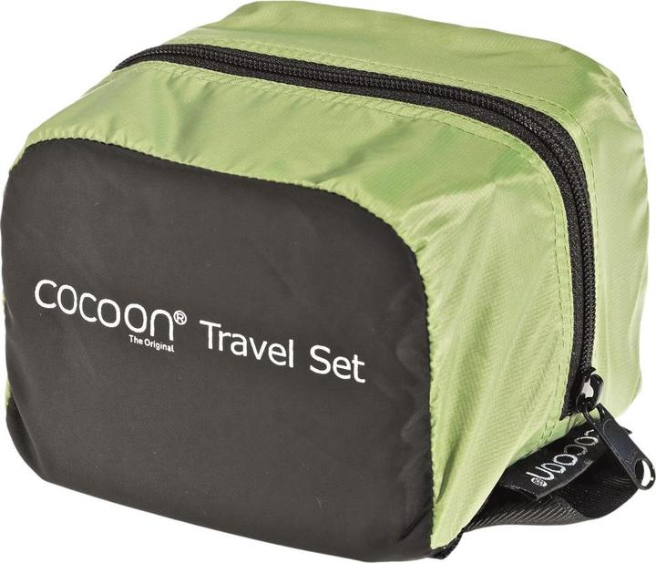 Actual product image Cocoon Travel Set Ultralight 3 pieces wasabi/black