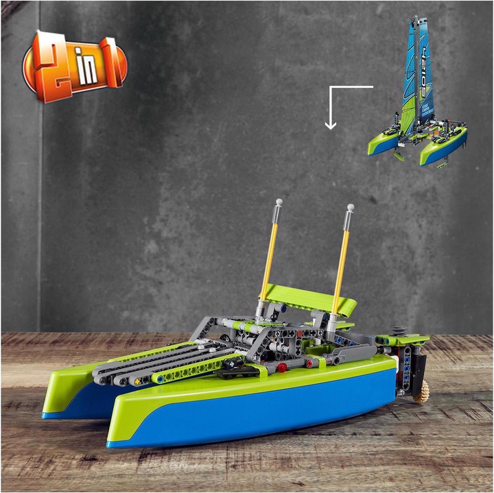 Image du produit LEGO Technique : Catamaran (42105, LEGO Technic, LEGO DC)