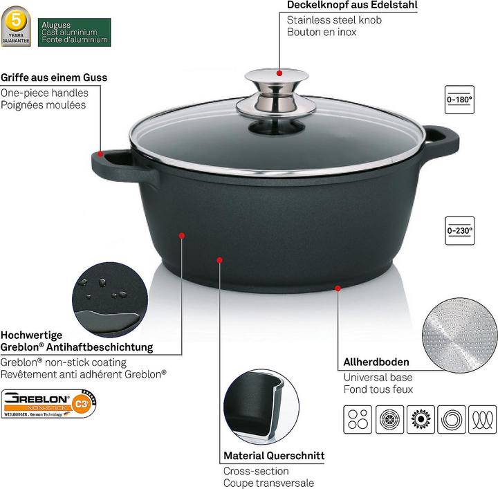 Produktbild Kela Kerros (Kochtopf, Aluminiumguss, 20 x 9 cm)