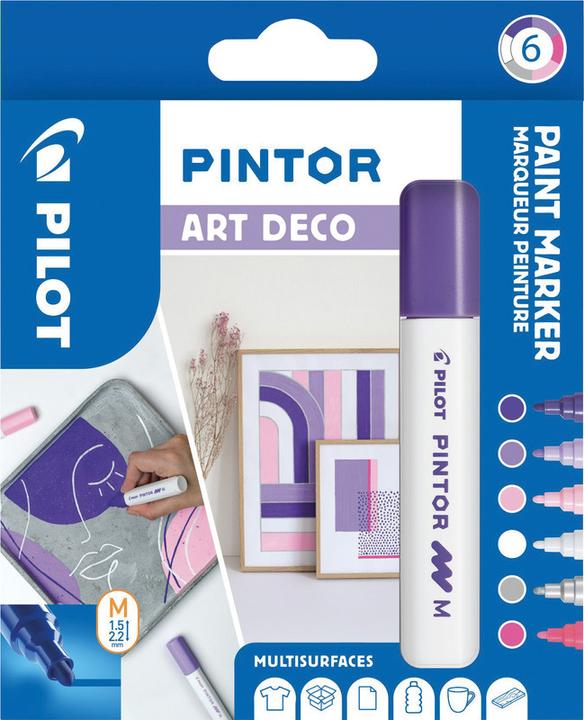 Image du produit Pilot Pintor Medium Set x6 Art Deco (6x)